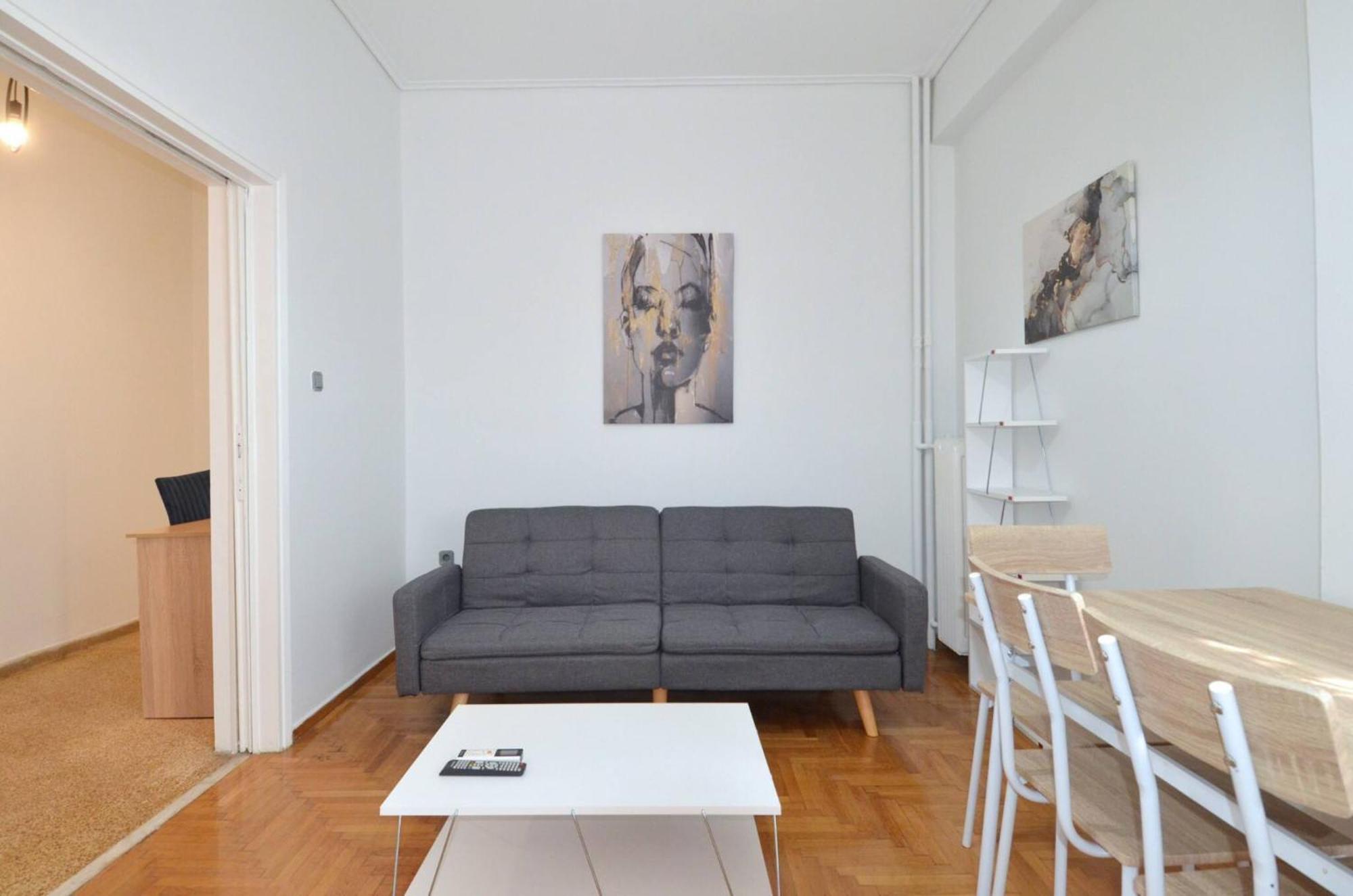 A Cozy Minimal Apartment At Koukaki, Dimitrako... Atina Dış mekan fotoğraf