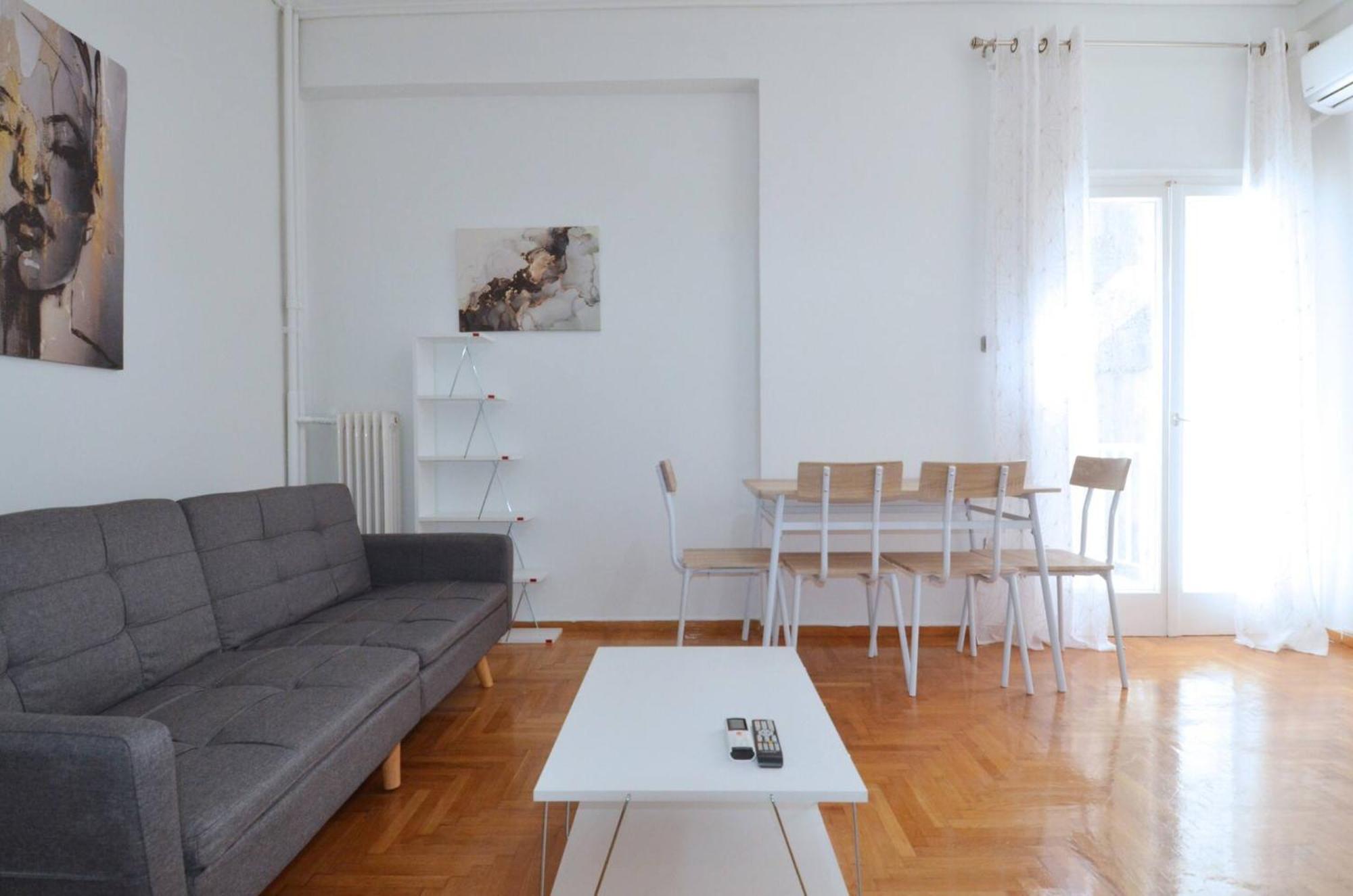 A Cozy Minimal Apartment At Koukaki, Dimitrako... Atina Dış mekan fotoğraf